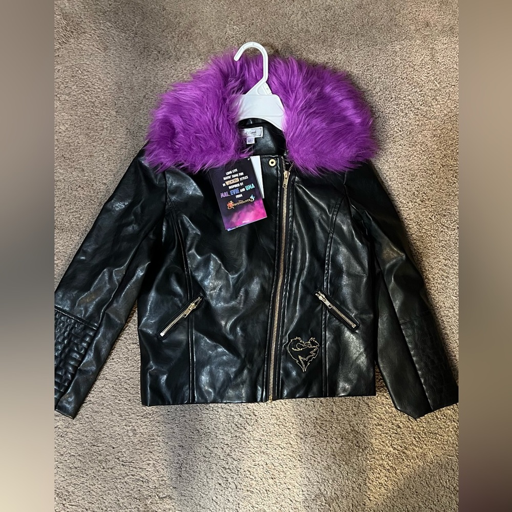 Descendants faux leather jacket. New with tags!
